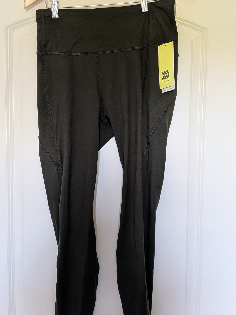 Target Dark Green High-Waist Leggings with Side Pockets 7/8